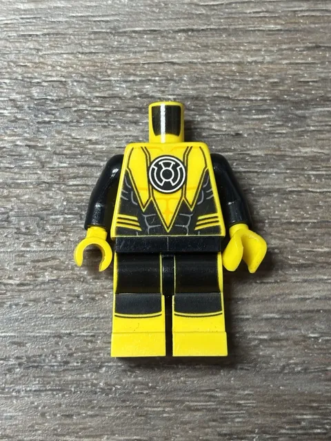 LEGO DC Super Heroes Sinestro Minifigure 76025 Justice League Torso Legs ONLY