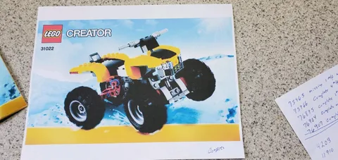 LEGO CREATOR: Turbo Quad (31022) complete No BOX