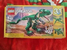 LEGO Creator Mighty Dinosaurs 31058 3 in 1 Complete Set 174 Pieces Damaged Box