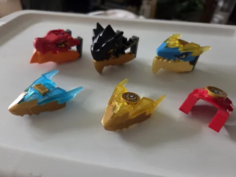 Lego Ninjago Dragon Head Lot Parts Pieces 