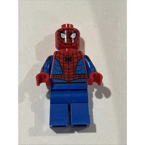 Lego Spider-Man Minifigure #sh0684 Printed Blue Arms Plain Legs Brand New
