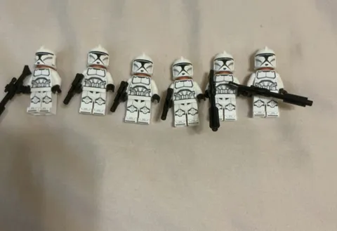 Lego Star Wars Clone Trooper Lot - 6 CLONES