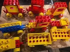 23 pc Lego Duplo Train Lot Parts Various Pieces see images D10