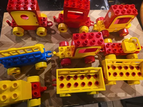 23 pc Lego Duplo Train Lot Parts Various Pieces see images D10