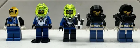 Lego Aquazone Aquanauts Hydronauts Minifigures Divers Muddy Waders Vintage
