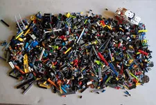 LEGO BULK LOT 7 LB+ POUNDS TECHNIC GEARS BRICKS W HOLES LIFT ARMS CONNECTORS