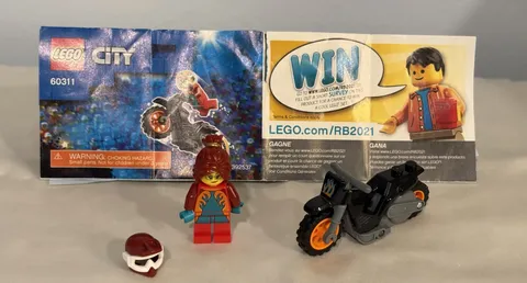 LEGO 60311 City Fire Stuntz Bike - Loose - Complete W/instructions