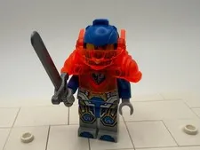 LEGO Nexo Knights Clay Moorington minifigure neon orange armor 271712 nex073 NEW