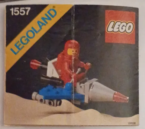 Lego 1557 Classic Space Scooter Original INSTRUCTIONS ONLY