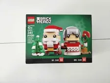 LEGO BRICKHEADZ: Mr. & Mrs. Claus (40274) Complete In-Box, Factory Sealed