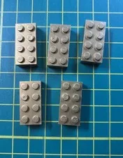 Lego 2x4 Metallic Gold Brick - 50th Anniversary Limited Edition 2005, #3001