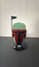LEGO Star Wars Boba Fett Helmet w/ Display Stand Retired