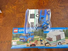 LEGO City 60117 Van & Caravan Great Vehicles INCOMPLETE
