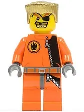 LEGO® Minifigure Agents agt007 Gold Tooth