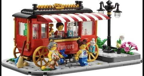 NEW SEALED LEGO 910052 Popcorn Wagon - RETIRED BrickLink 2025