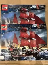 Lego 4195 Queen Anne’s Revenge INSTRUCTIONS ONLY PotC Pirates of the Caribbean