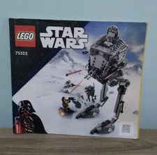 LEGO Star Wars Hoth AT-ST 75322 Illustrated Instruction Manual Booklet Multi