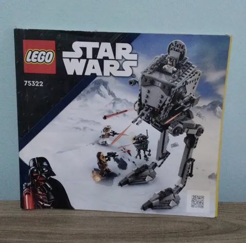 LEGO Star Wars Hoth AT-ST 75322 Illustrated Instruction Manual Booklet Multi