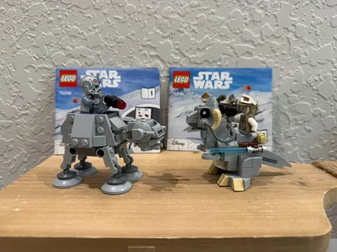 LEGO 75298 Star Wars AT-AT vs. Tauntaun Microfighters - 100% complete w/ manual