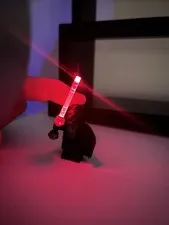 LEGO Star Wars Minifigure sw0117 Darth Vader with Light-Up Lightsaber WORKS READ