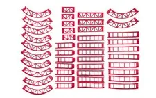 Lego Creator Roller Coaster Red Track 43 Pieces (Of 44) 25061 