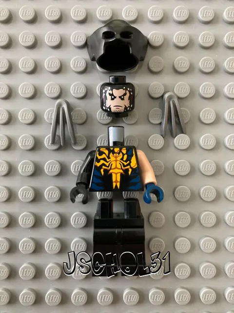 LEGO Venomized Wolverine Minifigure from Marvel Spider-Man set 76336