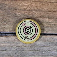 LEGO Ninjago Gold Tile 2x2 Cracked Bolt & Rusting Washers Pattern 14769pb053