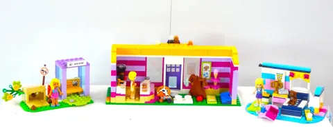 Lego Pet Ado[tion Cafe and Other Lego Parts LOT of 3 Sets
