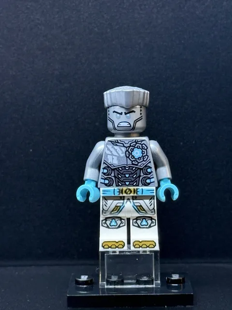 LEGO Zane - Dragons Rising, Flat Silver Torso, AngryItem No: njo0922