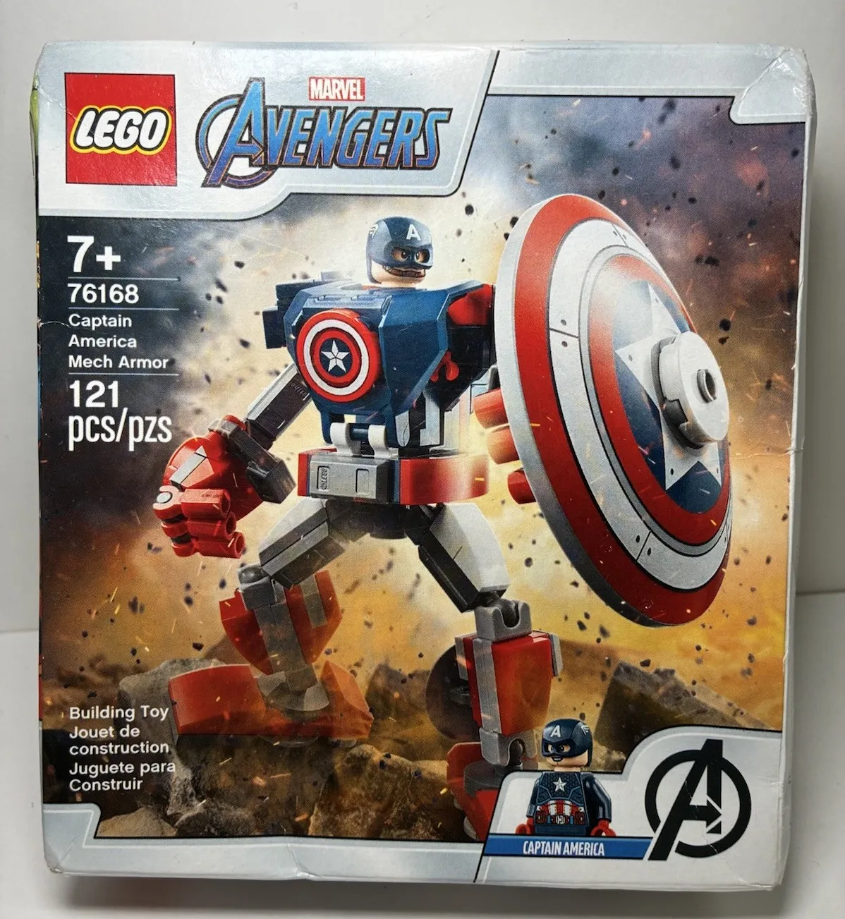 LEGO Super Heroes: Captain America Mech Armor (76168) New