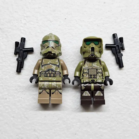 Lego Star Wars Kashyyyk Trooper Minifigure Lot Rare 75035