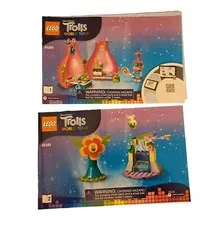 Lego Trolls Instruction Manuals #41251 **Manuals Only** Lot Of 2