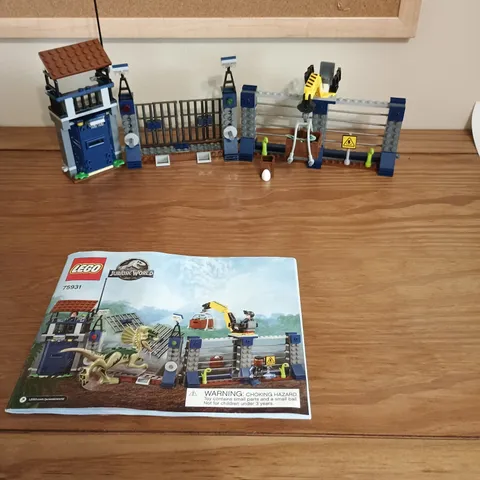 LEGO Jurassic World Dilophosaurus Outpost Attack 75931 No Box No Minifigs