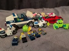Lego Small Mixed Lot  1 lb+ With Vehicles And Mini Figures