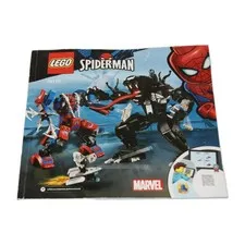 Marvel Lego 76115 BOOKLET ONLY - Spiderman Spider Mech vs Venom Replacement 