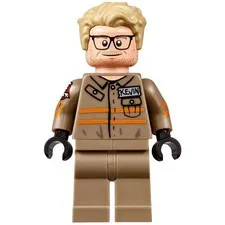 Lego Kevin Beckman Minifigure gb019 75828 Ghostbusters Rare Retired