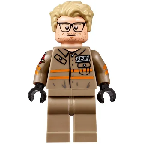 Lego Kevin Beckman Minifigure gb019 75828 Ghostbusters Rare Retired