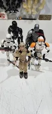 Lego Star Wars Buildable Figure Lot 75121,75108,75113,75114,74118 Commander Cody