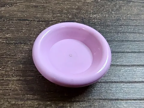 Lego Friends Light Pink DISH 3x3 Minifig Kitchen Food Bowl Plate cook Piece Part