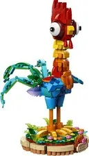 LEGO Disney Heihei 43272 Set 566 pcs w/ Display Stand, Brick-Built Bird Model