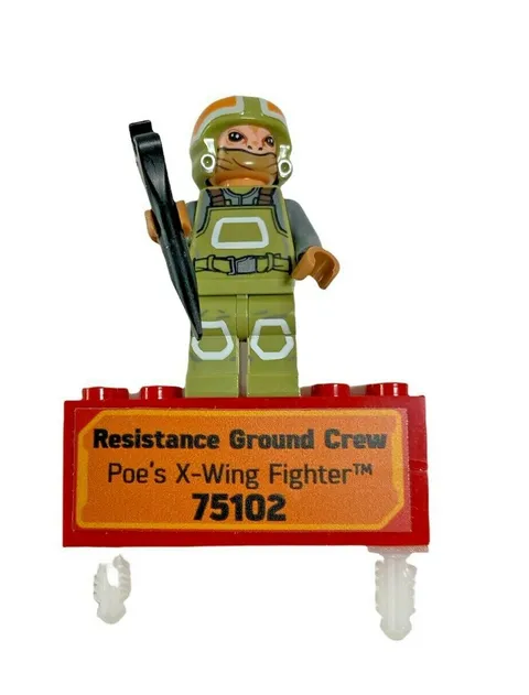 Lego Store Display Figure Star Wars Resistance Ground Crew With Wrench Minifig