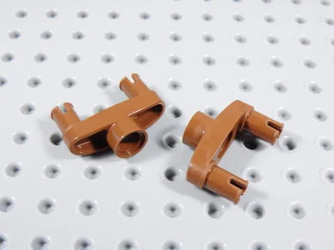 LEGO Lot of 2 Reddish Brown Technic Y Connector Part 46189 BA