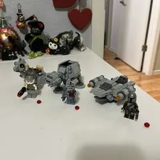 Lego 75298 AT-AT Vs Tauntaun 75321 Razor Crest Complete NO Box Or Instructions