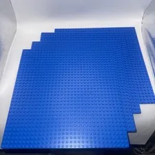 LEGO Base Plate Ocean Rare New #3811 BLUE BASEPLATE 32 x 32 Flat Platform 4X Lot