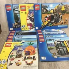 Mixed Lot of 12 LEGO City/Mixed Instruction Manuals/Booklets