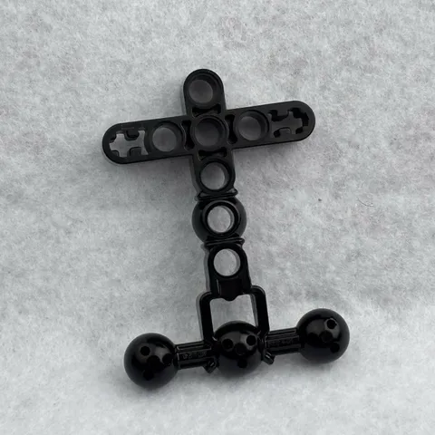 LEGO 24010 Black Large Figure Torso Skeletal W/ T-Shaped Liftarm & 3 Ball Joint
