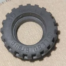 LEGO Wheel Part 30.4 x 14 - Black Tire w/ No Rims