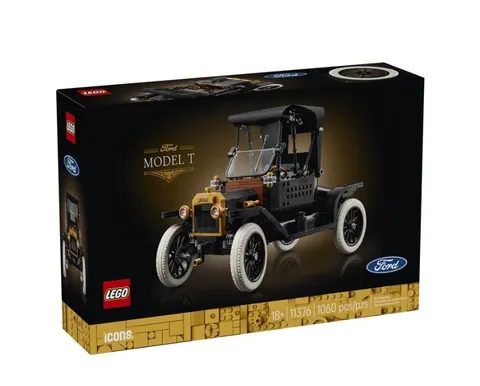 LEGO Icons Ford Model T 11376 Vintage Car Building Set - Brand New