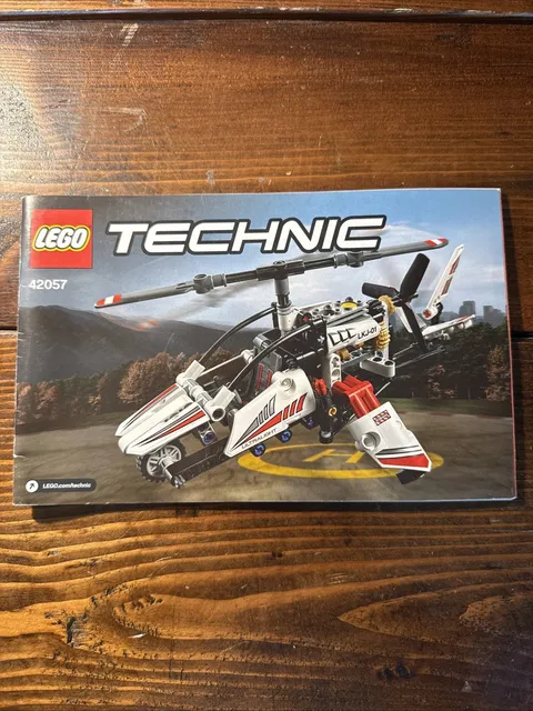 LEGO Instruction Manual Technic 42057 Ultralight Helicopter No Bricks