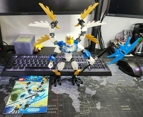 🦅✨LEGO Legends of CHIMA: CHI Eris (70203) – Complete with Instructions – 2013